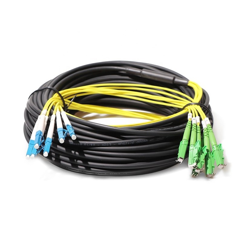 Pre-terminated cable LC E2000/APC 6 Fiber outdoor Fibre Optic Cable ...