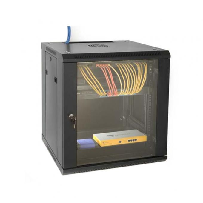 Soundproof pc monitor server rack industrial network cabinet power supply
