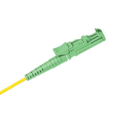 E2000 Connector E2000 APC Pigtail Spring Loaded Shutter E2000 Fiber Optic Connector