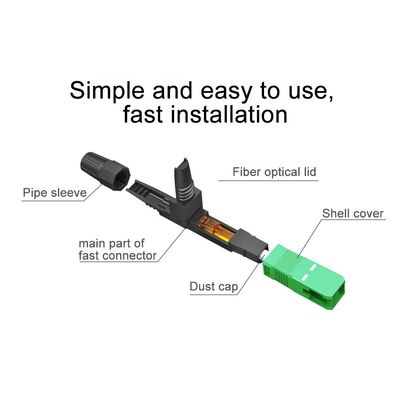 Mechanical SC APC SC UPC fiber optic Fast Connector ftth quick ...
